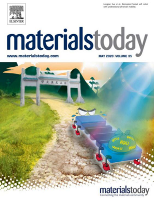 武漢大學薛龍建《Materials Today》內封面：可精準控制迷你軟體機器人