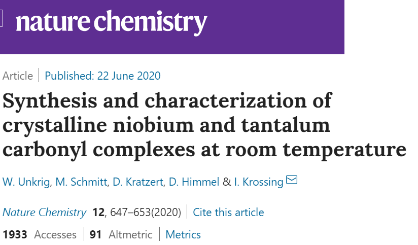 Nat. Chem.：突破化學(xué)配位極限！