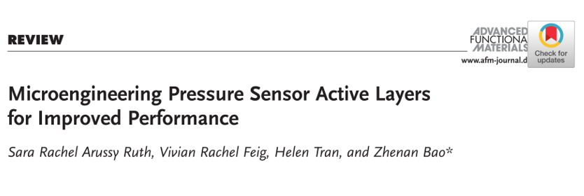 斯坦福大學(xué)鮑哲南院士《AFM》綜述：教你如何設(shè)計壓力傳感器的微結(jié)構(gòu)