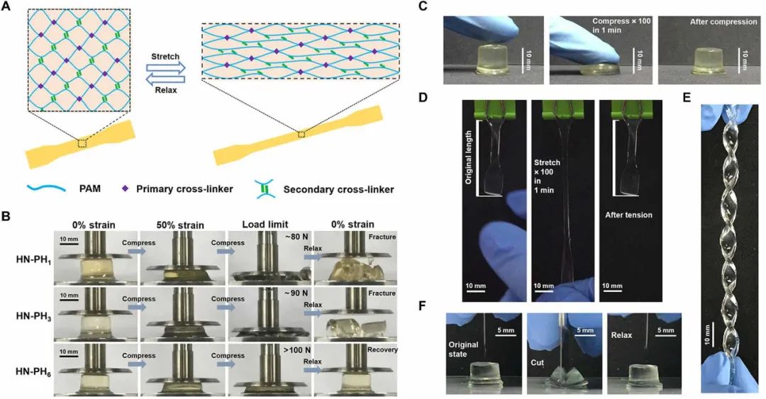 《Science》子刊：高強度、高韌性、可快速回復的水凝膠?