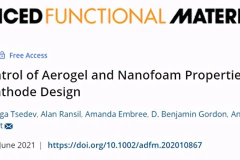 氣凝膠和納米泡沫性能遺傳控制，設(shè)計Ni-MnOx 陰極